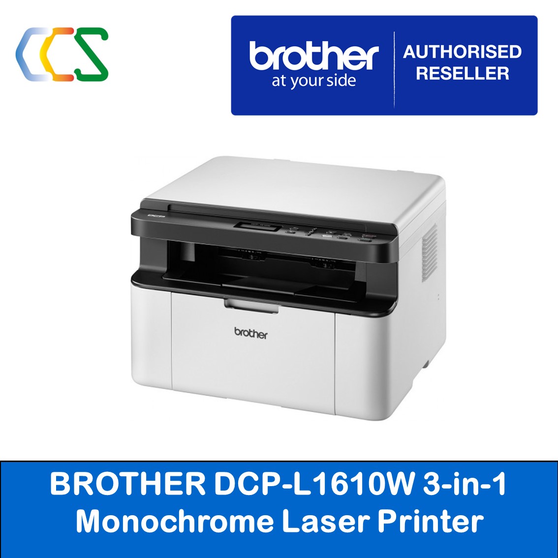 Brother DCP-1610W Multi-Function Monochrome Laser Printer  *** Support Wireless printing *** DCP1610W DCP 1610W DCP1610 W