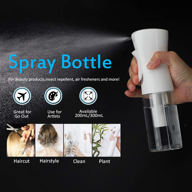 Portable Alcohol Mist Spray Bottle 300ml Nano Sanitizer Sprayer High-Pressure Spray Bottle Hairdressing Tools Salon Tools Spray Empty Bottle Multi Purpose Mist Sprayer Atomizer Alcohol Disinfection Ha