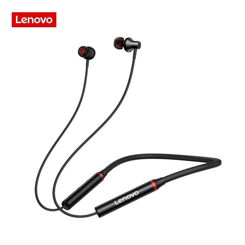 Lenovo 5.0 Bluetooth HE05X Earphone Waterproof Earplugs HIFI Sound Magnetic Neckband Headset Sports Headphone