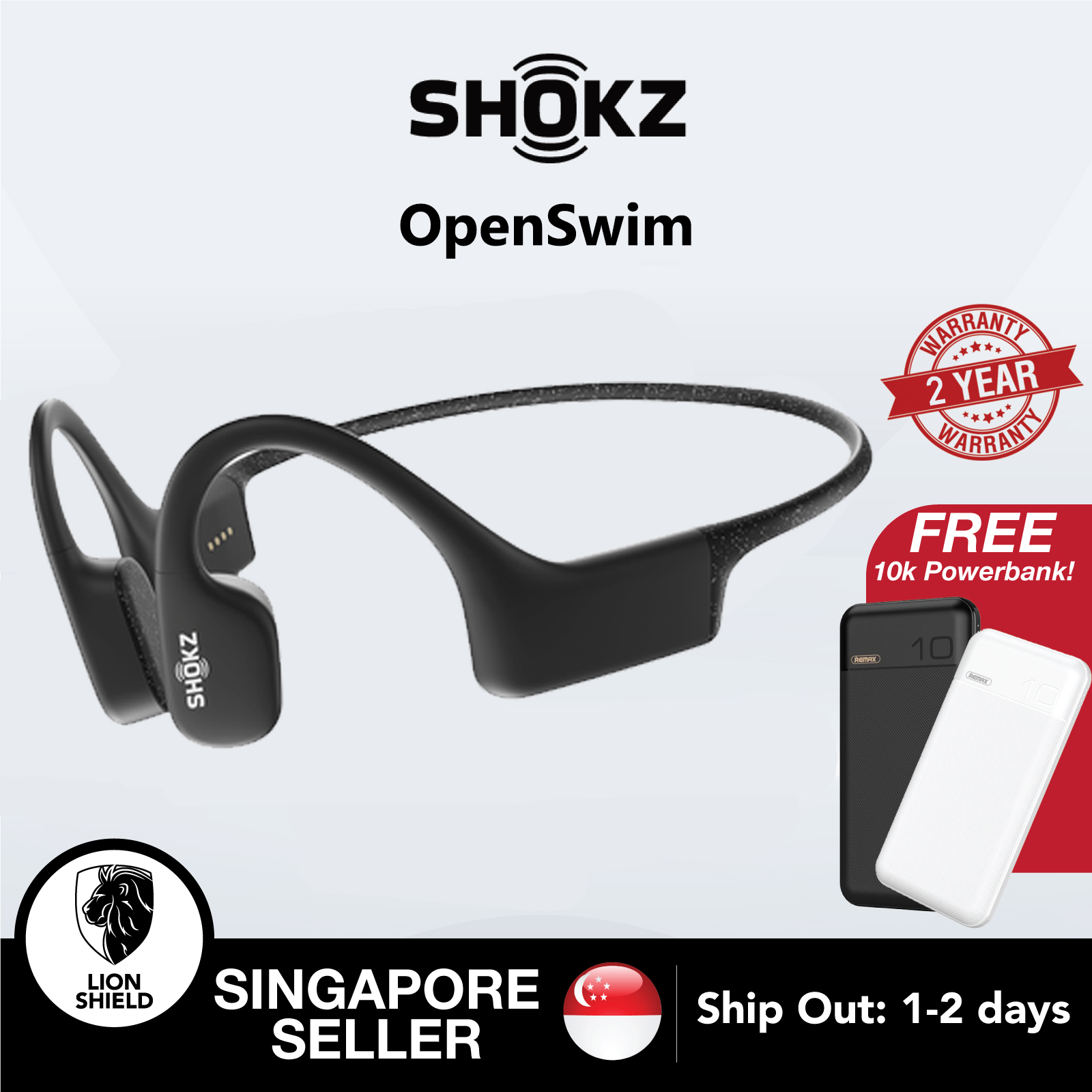 [SG] Shokz OpenSwim Bone Conduction Headphones/Headset S700 4GB MP3 Player Waterproof Earphone Xtrainerz